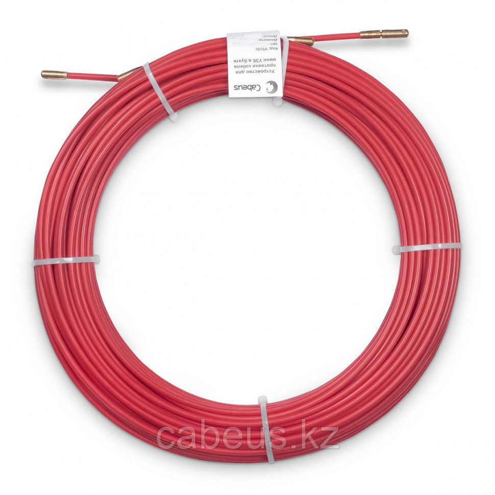 Протяжка для кабеля Cabeus, Полиэтилен, Ø с оболочкой: 6 мм, 140 м, бухта, пруток из стеклопластика, - фото 1 - id-p113396826