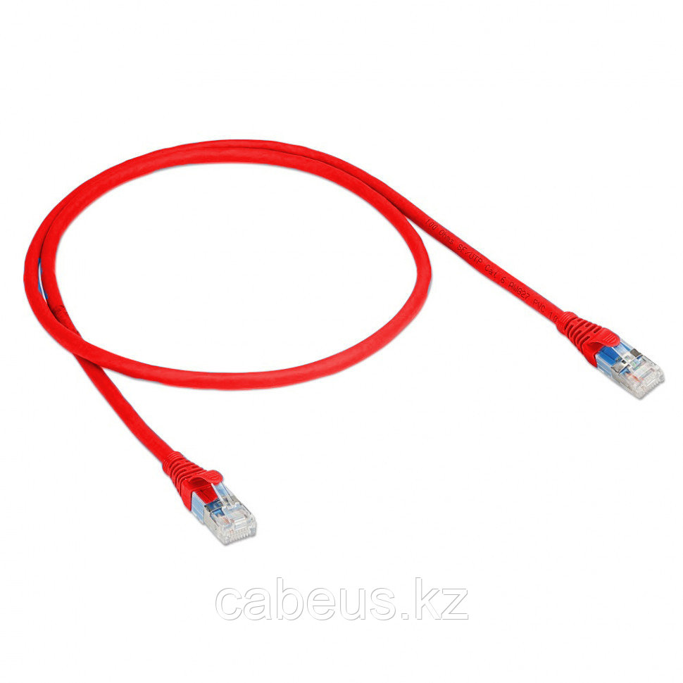 Шнур коммутационный Legrand LCS3, кат. 6, экр., F/UTP, RJ45/RJ45, 5м, LSOH, AWG26, красный, (051857) - фото 1 - id-p113387828