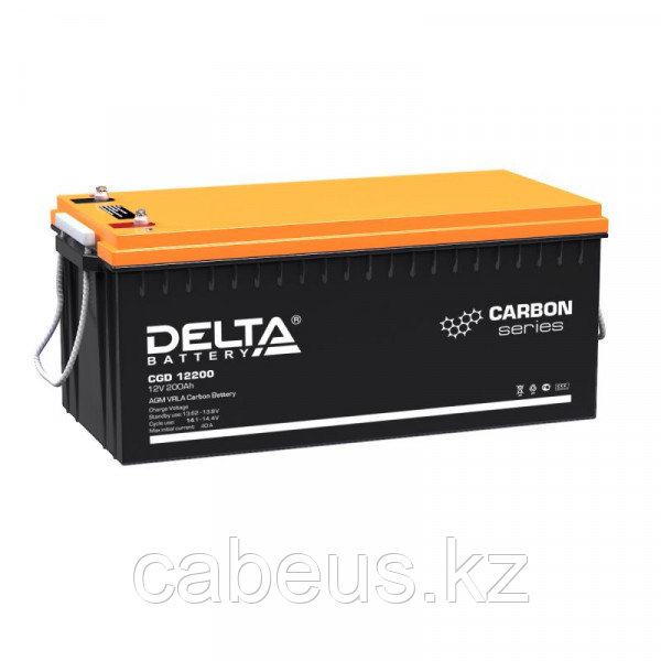 Аккумулятор Delta Battery CGD, 218х238х522 мм (ВхШхГ) 12V/200 Ач, цвет: чёрный, (CGD 12200) - фото 1 - id-p113385879