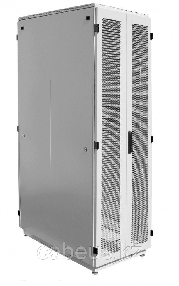 Шкаф серверный напольный ЦМО ШТК-М, IP20, 42U, 2030х800х1000 мм (ВхШхГ), дверь: перфорация, задняя дверь: - фото 1 - id-p113392032