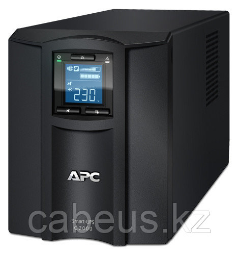 ИБП APC Smart-UPS C, 2000ВА, линейно-интерактивный, напольный, 170х440х216 (ШхГхВ), 230V, однофазный, - фото 1 - id-p113384128