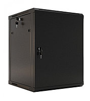 Шкаф телекоммуникационный настенный Hyperline TWB, 19", 9U, 500х600х450 мм (ВхШхГ), дверь: металл, разборный,