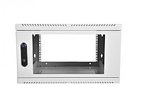 Шкаф телекоммуникационный настенный ЦМО ШРН, 19", 12U, 612х600х650 мм (ВхШхГ), дверь: стекло, боковая панель: