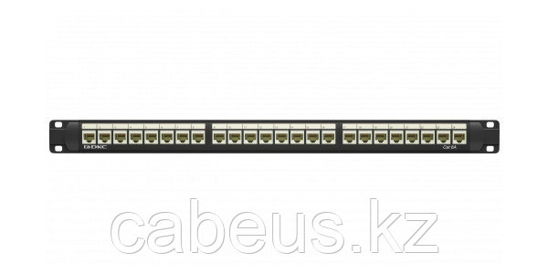 Коммутационная патч-панель DKC RAM telecom, 19", 1HU, портов: 24 х RJ45(8P8C), кат. 6A, универсальная, неэкр., - фото 1 - id-p113395162