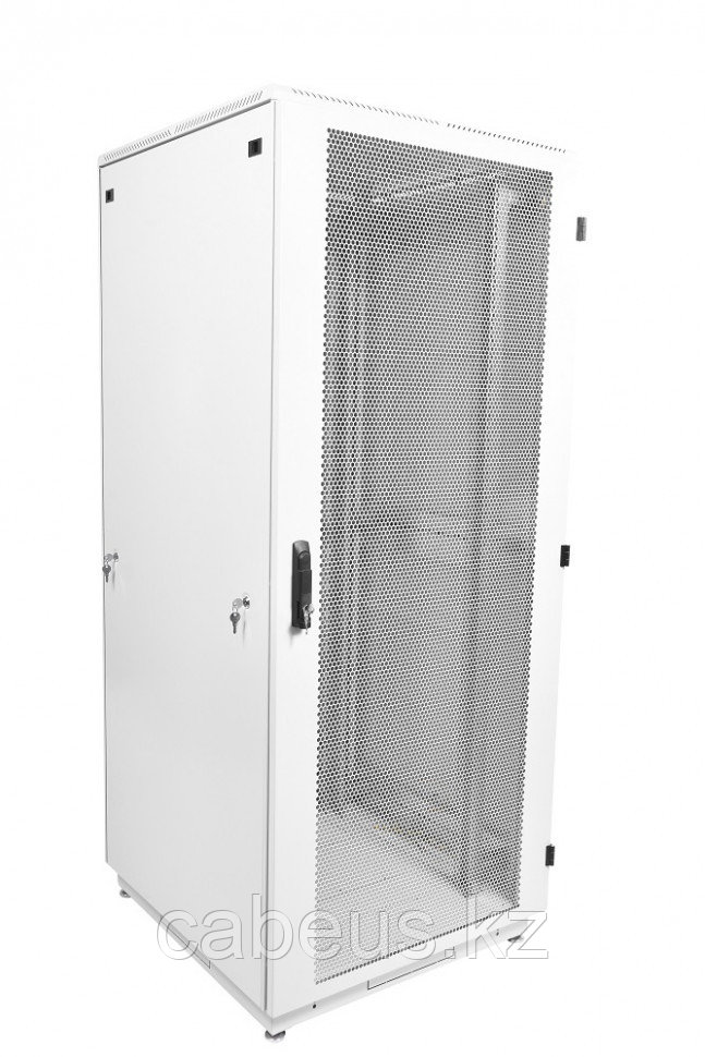 Шкаф серверный напольный ЦМО ШТК-М, IP20, 42U, 2030х800х1000 мм (ВхШхГ), дверь: двойная распашная, перфорация, - фото 1 - id-p113392051