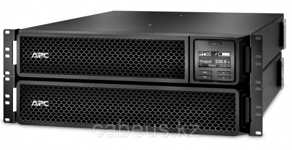 ИБП APC Smart-UPS SRT, 2200ВА, с сетевой картой, онлайн, в стойку, 432х584х85 (ШхГхВ), 220V, 2U, однофазный, - фото 1 - id-p113384144