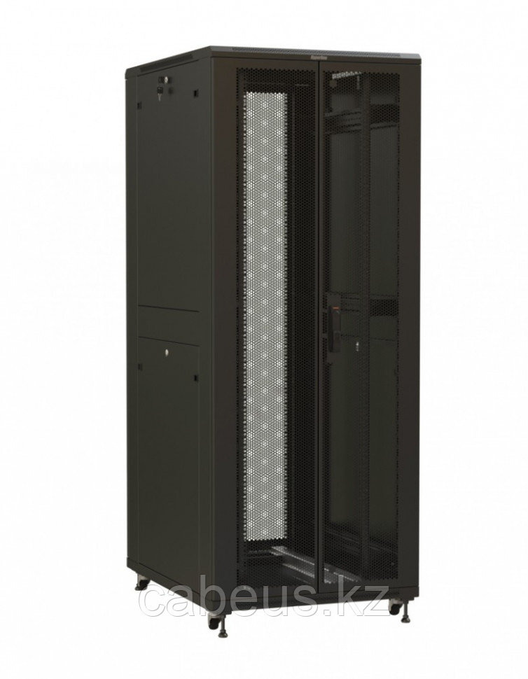 Шкаф серверный напольный Hyperline TTR, IP20, 42U, 2055х800х800 мм (ВхШхГ), дверь: двойная распашная, - фото 1 - id-p113392053