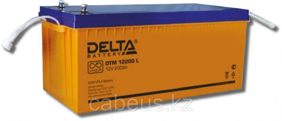 Аккумулятор герметичный свинцово-кислотный Delta DTM 12200 L - фото 1 - id-p113347083
