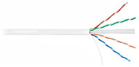 Кабель витая пара Nikolan, U/UTP, 4 пар., кат. 6, проводник Ø 0,55мм, AWG23, LSZH (нг(A)-HF), 250МГц, 1м