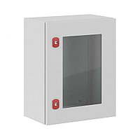 Шкаф электротехнический настенный DKC ST, IP66, 500х400х250 мм (ВхШхГ), дверь: стекло, корпус: сталь листовая,