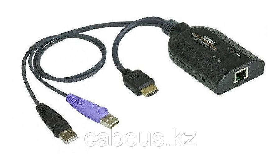 Переходник Aten, RJ45/HDMI/USB(Type A), 212 х 560 х 910 мм, (KA7168-AX) - фото 1 - id-p113399122