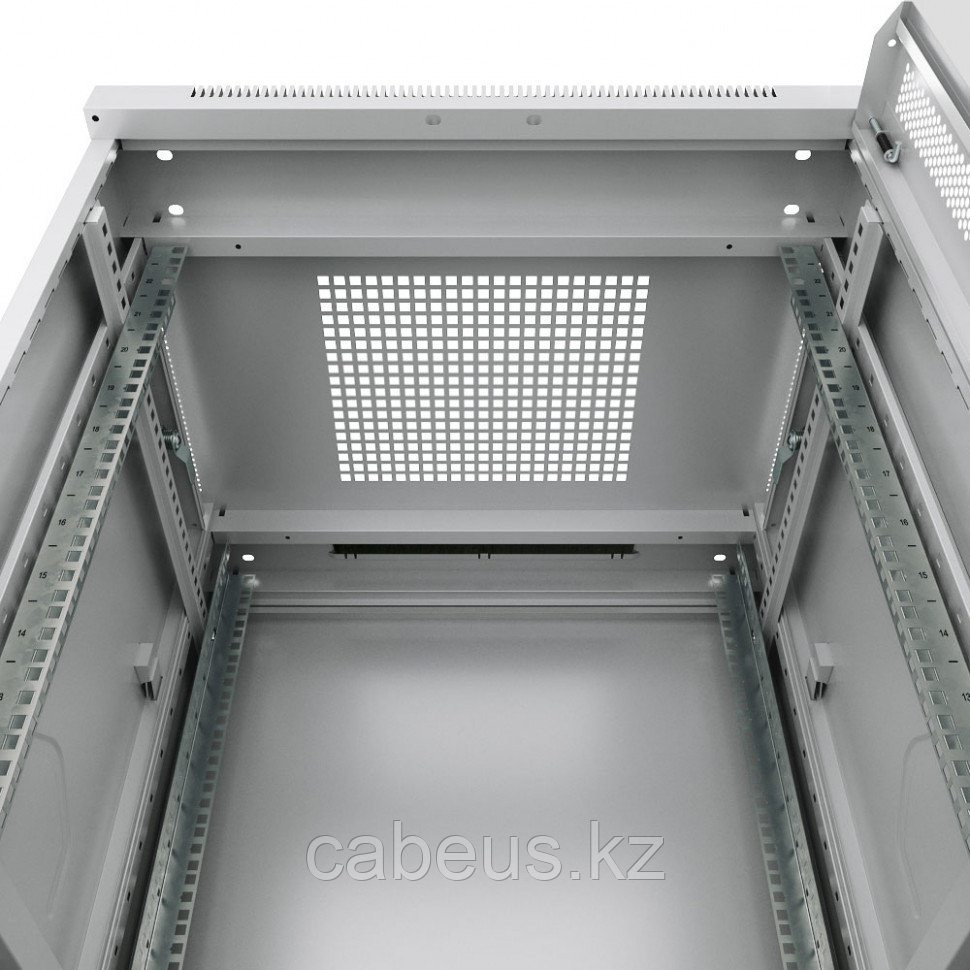 Шкаф серверный напольный Cabeus, IP20, 18U, 988х600х800 мм (ВхШхГ), дверь: перфорация, задняя дверь: - фото 4 - id-p113392073