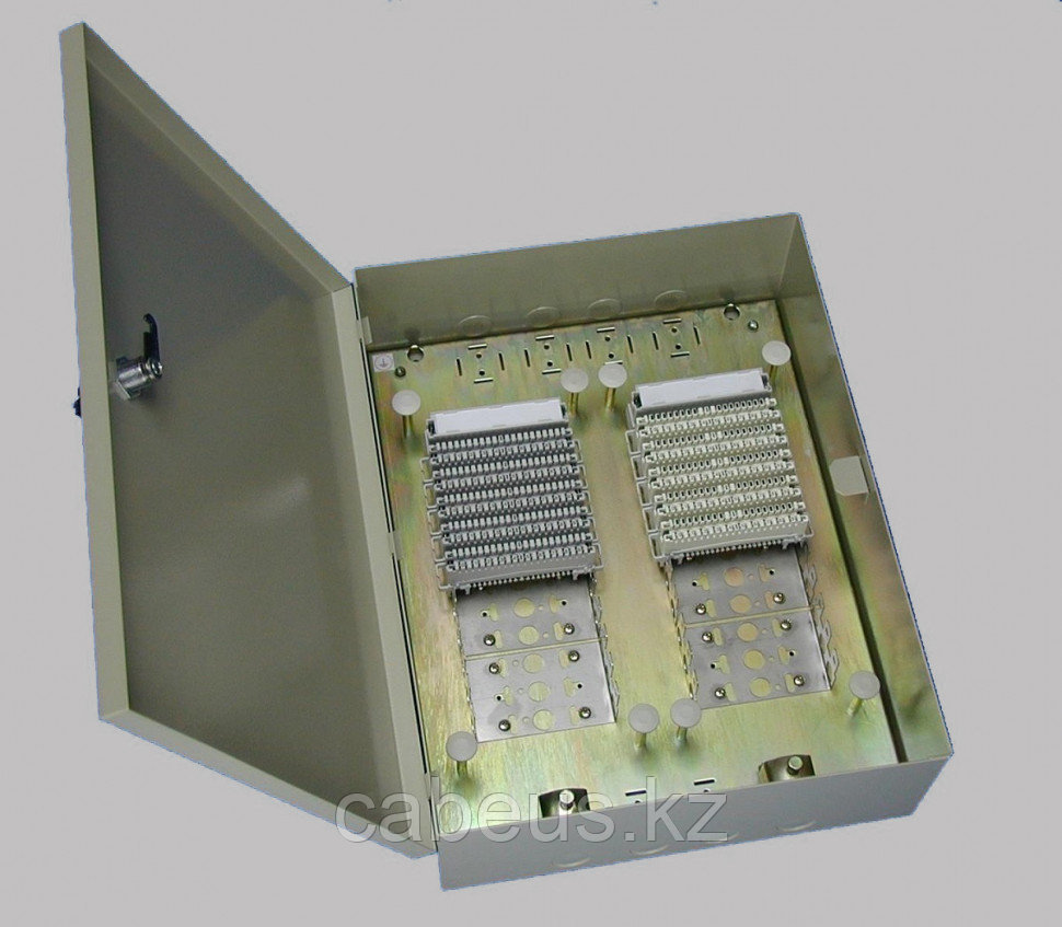 Коробка распределительная Krone, 350х450х130 мм (ВхШхГ), хомуты монтажные - под плинты lsa-plus - фото 1 - id-p113386226