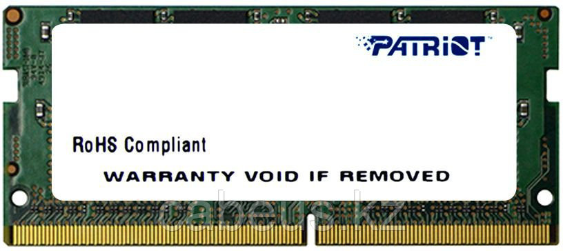 Оперативная память 16Gb DDR4 2400MHz Patriot SO-DIMM (PSD416G24002S) - фото 1 - id-p113379283