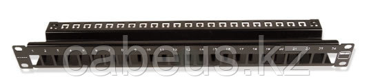 Коммутационная патч-панель Siemon TERA-MAX, 19", 1HU, портов: 24хkeystone, кат. 5-7A, универсальная, экр., - фото 1 - id-p113395209