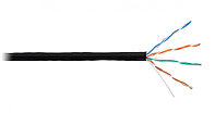 Бұралған жұп кабель Nikolan, U/UTP, 4 пар., мыс. 5е, ткізгіш Ø 0,55мм, AWG24, LSZH (нг(А)-HF), 100 мГц, 1м