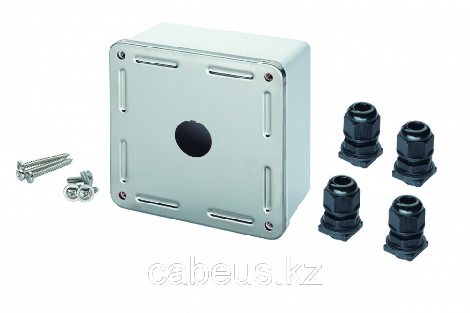 Коробка для настенного монтажа Eurolan, вводов: 3, внешняя, 128х128х66 мм (ВхШхГ), Industrial, 4 модуля, цвет: - фото 1 - id-p113394188
