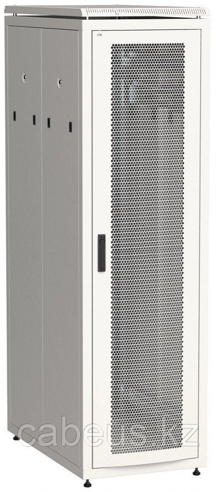 Шкаф серверный напольный ITK LINEA N, IP20, 42U, 2055х600х1000 мм (ВхШхГ), дверь: перфорация, задняя дверь: - фото 1 - id-p113392111