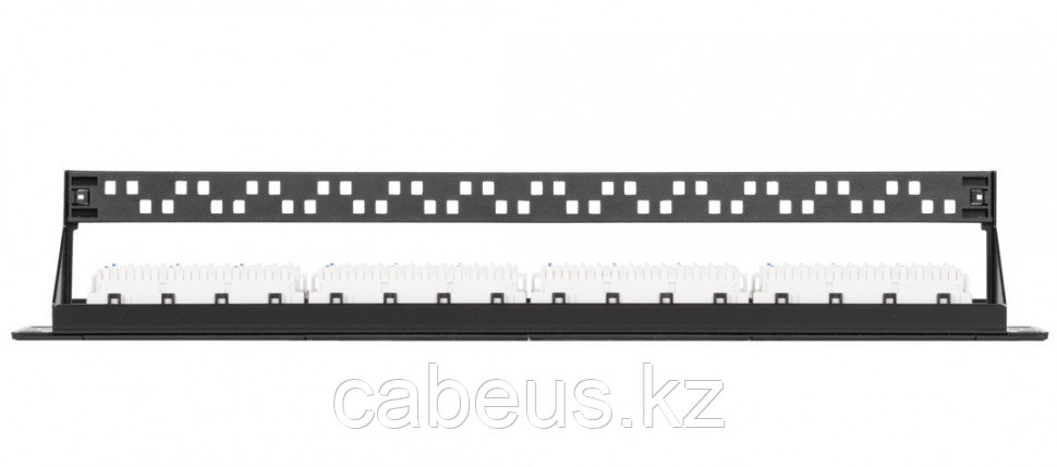 Коммутационная патч-панель Nikomax, 19", 1HU, портов: 24хRJ45/8P8C, кат. 5е, неэкр., 19", цвет: чёрный, - фото 2 - id-p113395235