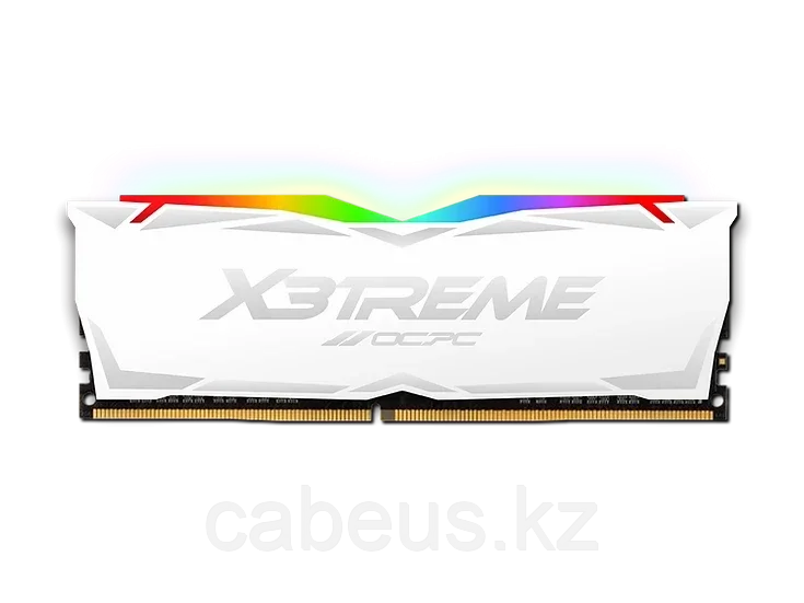 Оперативная память 8Gb DDR4 3200MHz OCPC X3 RGB White (MMX3A8GD432C16W) - фото 1 - id-p113379319