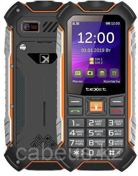 Телефон Texet TM-530R Black - фото 1 - id-p113352954