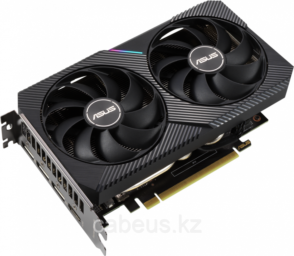 Видеокарта NVIDIA GeForce RTX 3060 ASUS 8Gb (DUAL-RTX3060-O8G) - фото 1 - id-p113382286