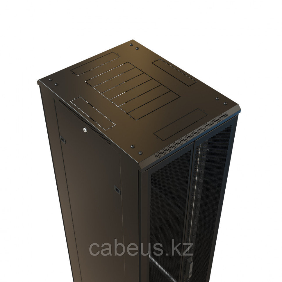 Шкаф серверный напольный WRline TT, IP20, 32U, 1610х600х800 мм (ВхШхГ), дверь: двойная распашная, перфорация, - фото 4 - id-p113392113