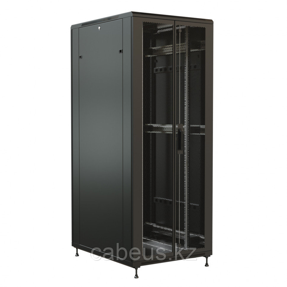 Шкаф серверный напольный WRline TT, IP20, 32U, 1610х800х800 мм (ВхШхГ), дверь: двойная распашная, перфорация, - фото 1 - id-p113392116