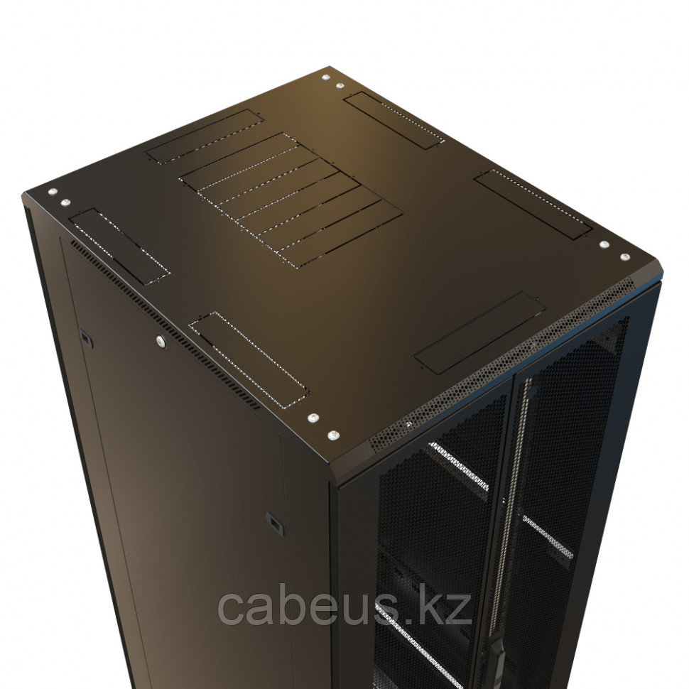 Шкаф серверный напольный WRline TT, IP20, 32U, 1610х800х800 мм (ВхШхГ), дверь: двойная распашная, перфорация, - фото 4 - id-p113392116
