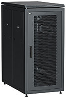 Шкаф серверный напольный ITK LINEA N, IP20, 24U, 1250х600х1000 мм (ВхШхГ), дверь: перфорация, задняя дверь: