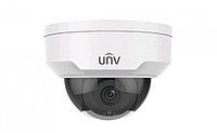 Сетевая IP видеокамера Uniview, купольная, универсальная, 2Мп, 1/2,7 , 1920х1080, ИК, цв:0,02лк, об-в:2,8мм,