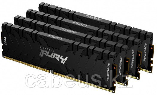 Оперативная память 64Gb DDR4 2666MHz Kingston Fury Renegade (KF426C13RB1K4/64) (4x16Gb KIT) - фото 1 - id-p113379390