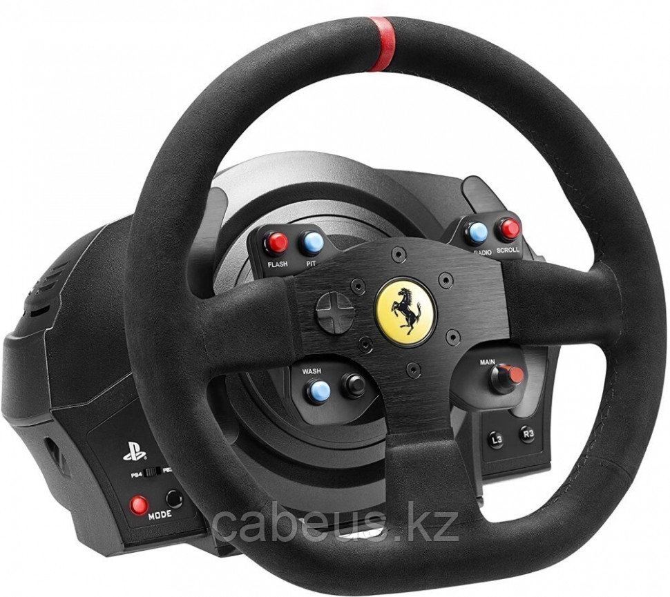 Руль + педали ThrustMaster T300 Ferrari Integral Racing Wheel Alcantara Edition - фото 1 - id-p113362894