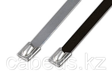 Стяжка кабельная Hyperline, неоткрывающаяся, 4,4 мм Ш, 200 мм Д, 100 шт, материал: сталь, цвет: стальной - фото 1 - id-p113386341