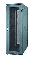 Есік (шкафқа) Eurolan D9000, 42U, 600 мм W, перфорациясы, түсі: қара