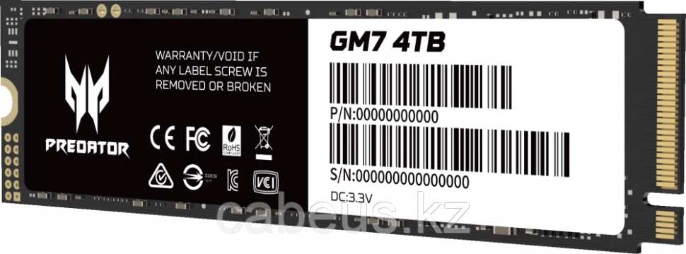 Накопитель SSD 4Tb Acer Predator GM7 (BL.9BWWR.120) - фото 1 - id-p113380369