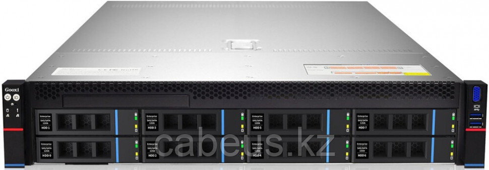 Серверная платформа Gooxi SL201-D08R-G3 - фото 1 - id-p113360873