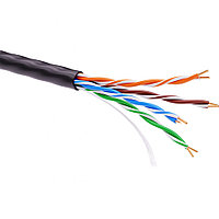 Бұралған жұп кабель DKC, U/UTP, 4 пар., мыс. 5е, ткізгіш Ø 0,51мм, AWG24, PE, 1м (қорап 305м), түрі