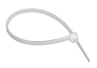Стяжка кабельная Hyperline, неоткрывающаяся, 12,6 мм Ш, 580 мм Д, 100 шт, материал: полиамид, цвет: белый