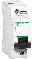 Автоматический выключатель Schneider Electric Acti 9, 3 модуль, C класс, 1P, 63А, 10кА, (A9N18356)