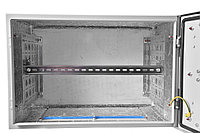 Шкаф уличный всепогодный настенный ЦМО ШТВ-Н, IP65, 18U, корпус: металл, 900х600х300 мм (ВхШхГ), цвет: серый,