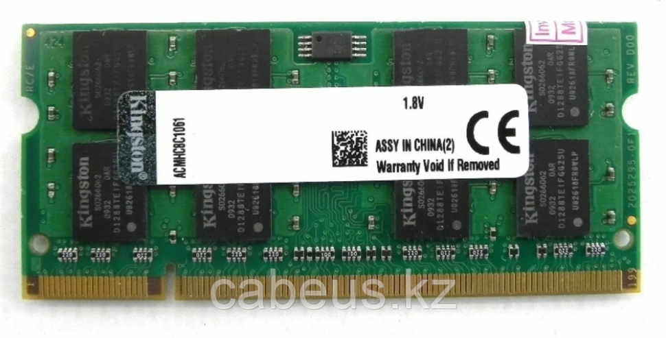 Оперативная память 4Gb DDR-II 800MHz Kingston SO-DIMM (KVR800D2S6/4G) - фото 1 - id-p113379449