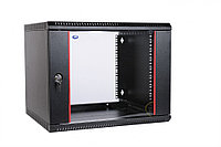 Шкаф телекоммуникационный настенный ЦМО ШРН-Э, 19", 18U, 878х600х350 мм (ВхШхГ), дверь: стекло, боковая