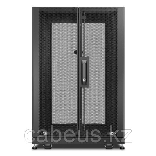 Шкаф серверный напольный APC NetShelter SX, IP20, 18U, 925х600х900 мм (ВхШхГ), дверь: перфорация, задняя - фото 1 - id-p113392164
