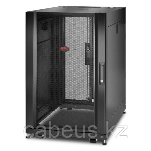 Шкаф серверный напольный APC NetShelter SX, IP20, 18U, 925х600х900 мм (ВхШхГ), дверь: перфорация, задняя - фото 2 - id-p113392164