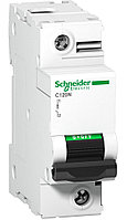 Автоматический выключатель Schneider Electric Acti 9, 3 модуль, C класс, 1P, 100А, 10кА, (A9N18358)