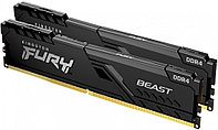 Оперативная память 32Gb DDR4 3733MHz Kingston Fury Beast Black (KF437C19BB1K2/32) (2x16Gb KIT)