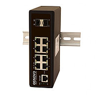 Коммутатор OSNOVO SW-70802/IL промышленный управляемый (L2+) Gigabit Ethernet на 8 GE Rj45 + 2 GE SFP порта.