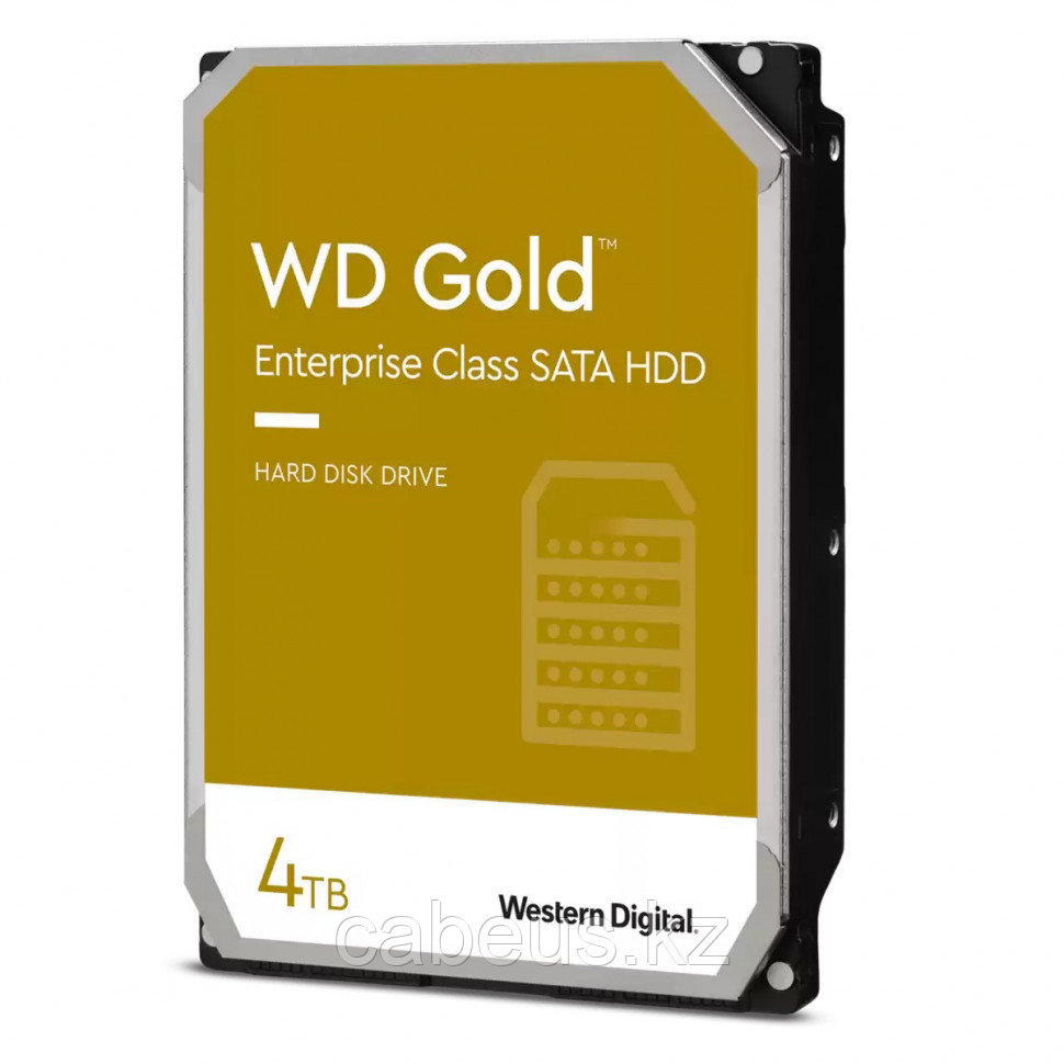 Жёсткий диск WD Gold, 4 ТБ, SATA, 7 200 rpm, WD4003FRYZ - фото 1 - id-p113386409