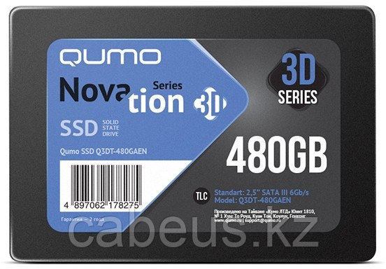Накопитель SSD 480Gb QUMO Novation 3D (Q3DT-480GAEN) - фото 1 - id-p113380448